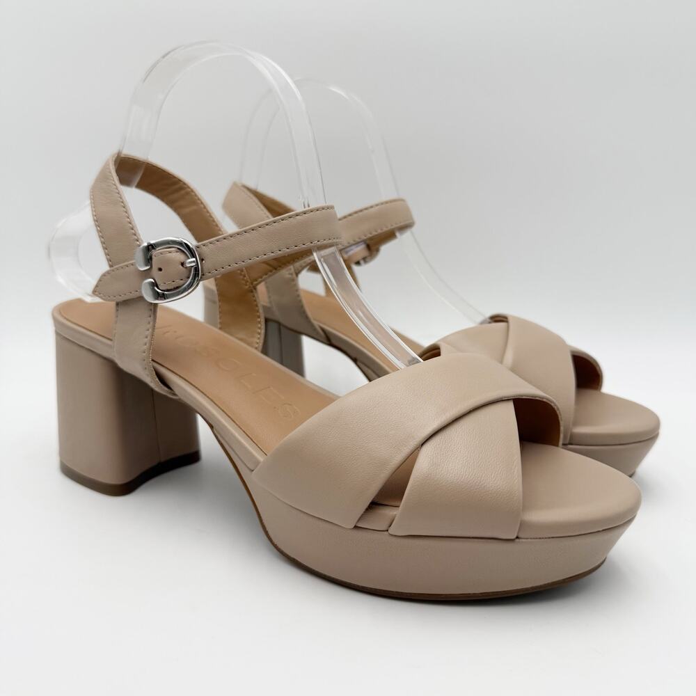 Aerosoles Womens Cosmos Platform Sandals Size 8.5 M Beige NWOB - Picture 5 of 13